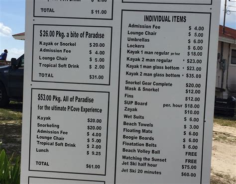 paradise cove prices.